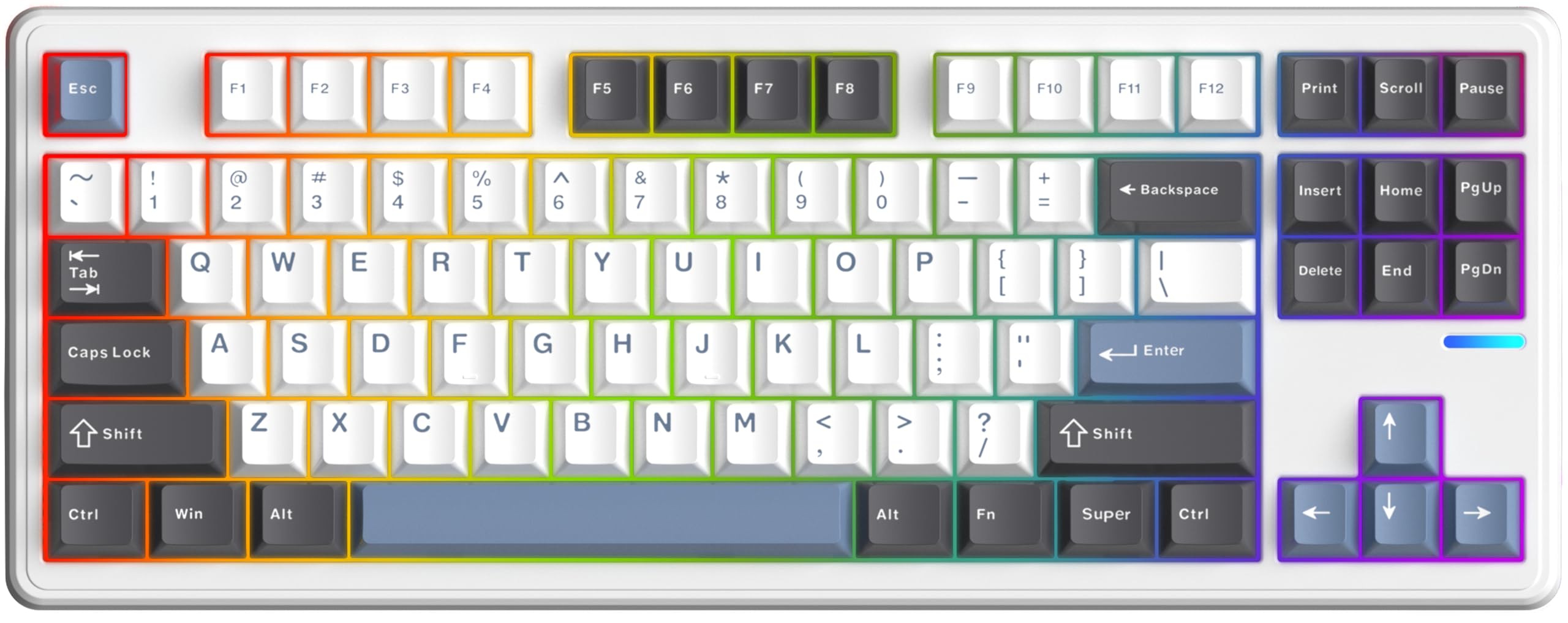 Amazon | SmackApe Impact 80 メカニカルキーボード 3WAY接続 無線